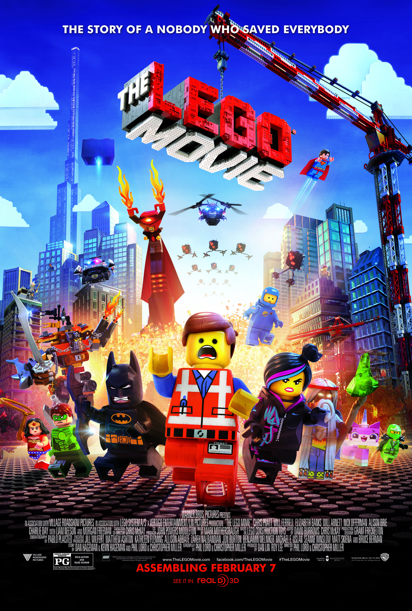The LEGO Movie 2014 1080p 3D Hsbs BluRay x264 YIFY